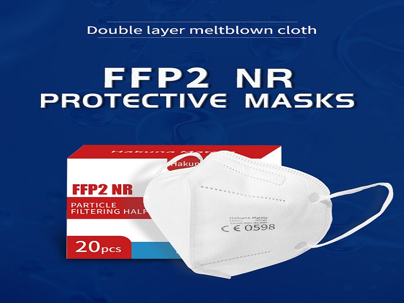 3D Folded Disposable Five-layer Protective Mask 
