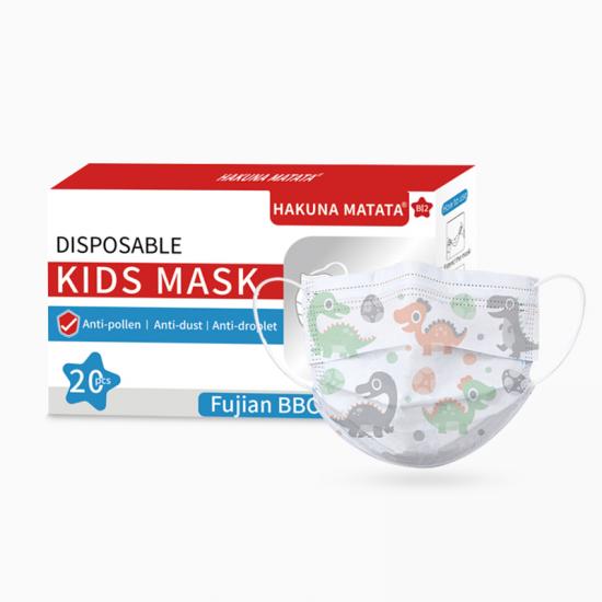 3 PlyProtective masque pour enfants 20PCS 