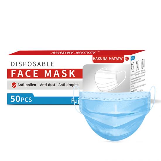 masque protecteur jetable bleu 3 plis